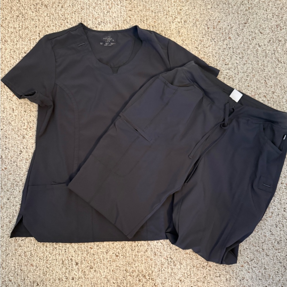 Grey Scrub Set